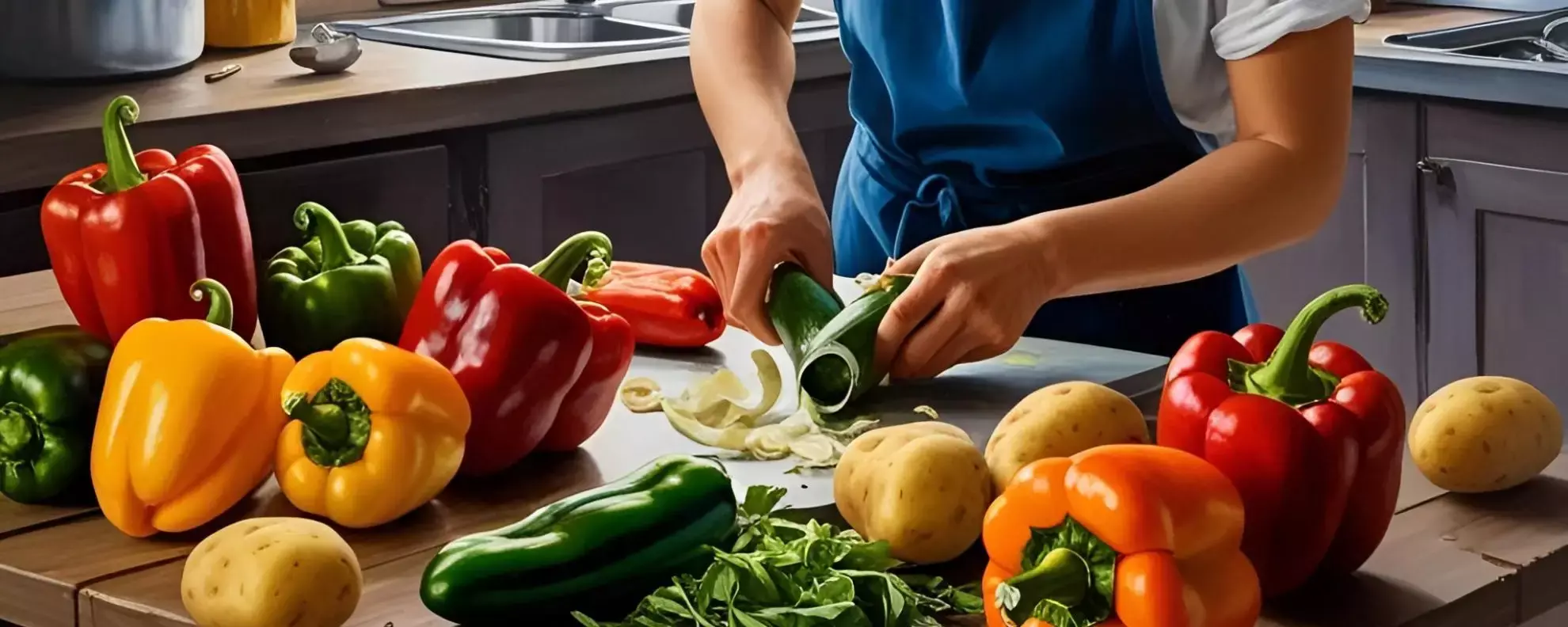 Schälen: Die richtige Technik für frische und aromatische Zutaten