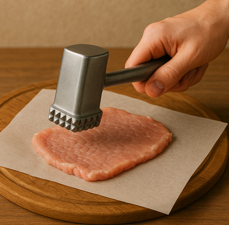 Plattieren: Für zartes Fleisch und gleichmäßiges Garen