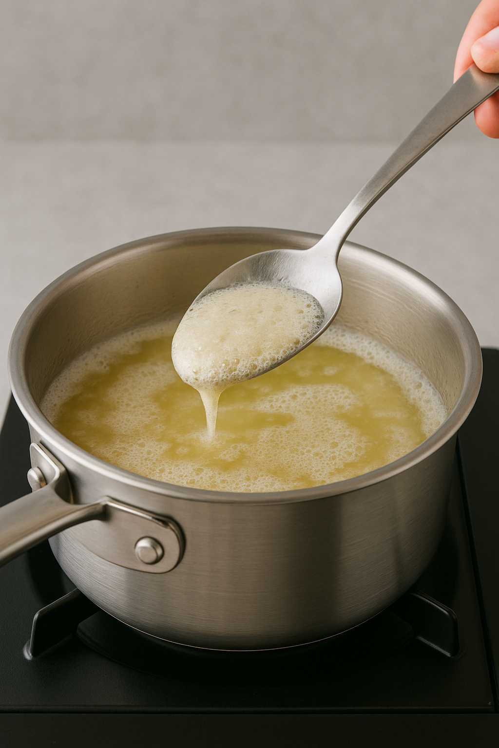 Abschäumen: Klare Flüssigkeiten durch Sorgfalt